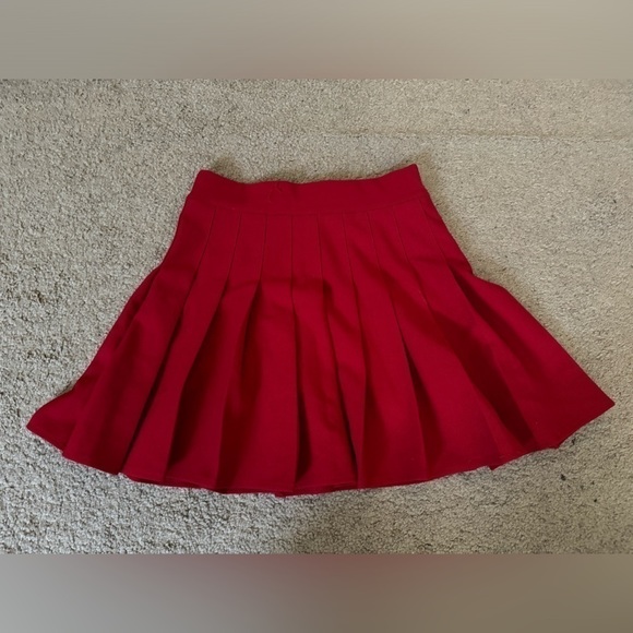 Red school girl skirt size small - Picture 1 of 6